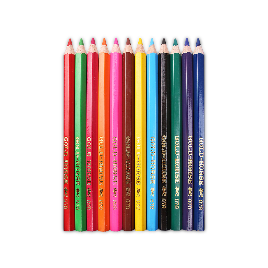 878Hexagonal color pencil (Jumbo size)