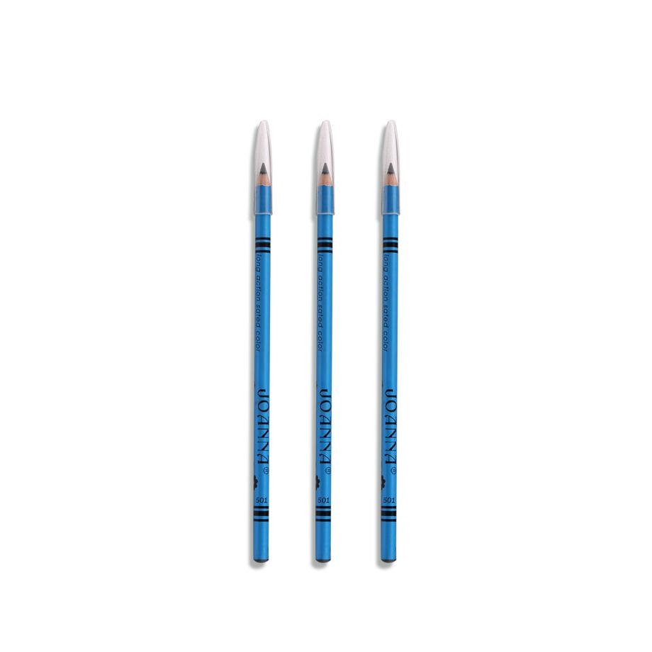 501 EYELINER PENCIL,TRANSPARENT PLASTIC CAP